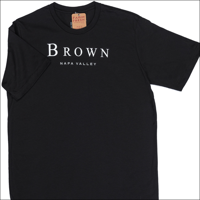 BROWN Napa Valley Crew Neck T-shirt